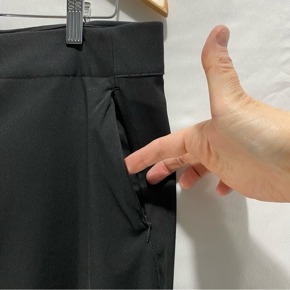 LOLE business casual outdoorsy pants stretchy black womens size 8 - Picture 7 of 15